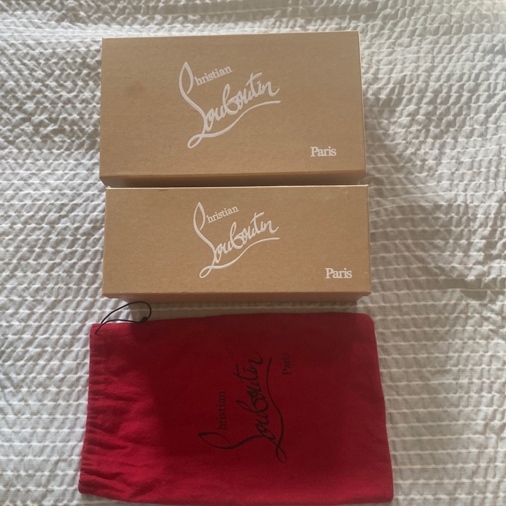 Christian Louboutin empty box and dust bag